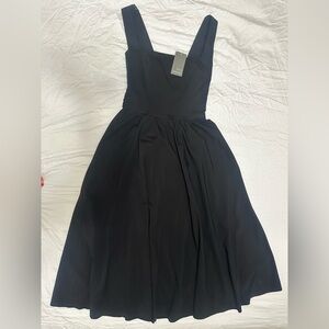 Polo Garage black midi dress cotton